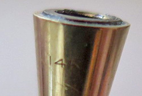 6263: SHEAFFER 14K PENCIL TIPS. These tip accomidate size .036" diameter leads.